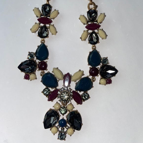 J. Crew BRÛLÉE Statement Necklace Embellished - Picture 6 of 13